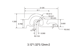 3.12*1.32*0.12mm-2